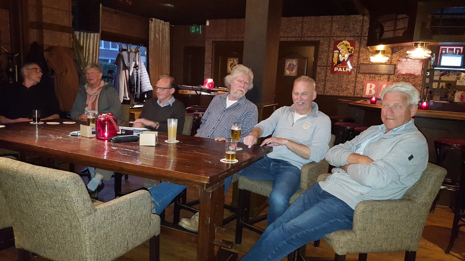 2022 april Martin H, Tiny Dekker, Jan Groot, Siem B, Kees Conijn, Siem Schouten
