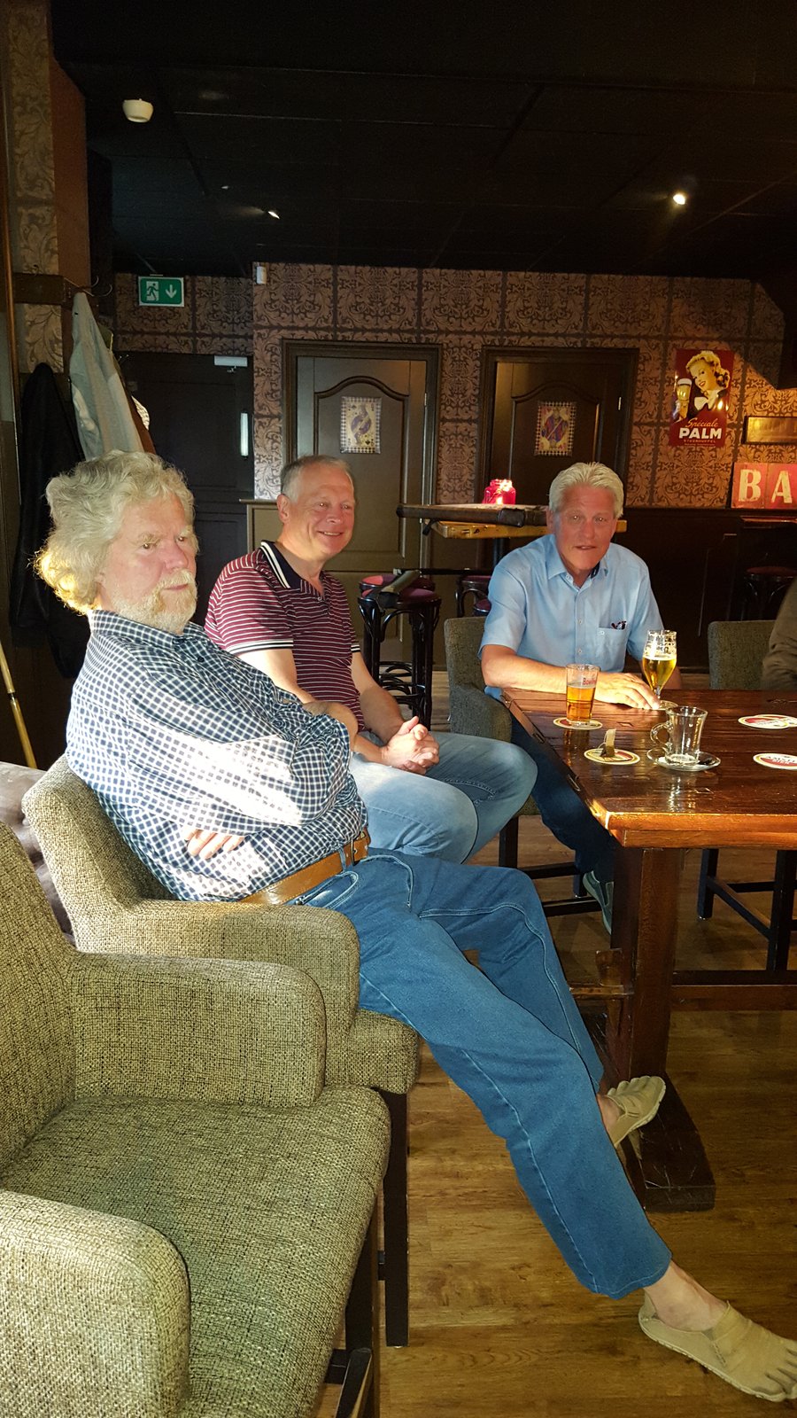 2022 april Siem Boots, Paul Feld en Siem Schouten a.d. tafel