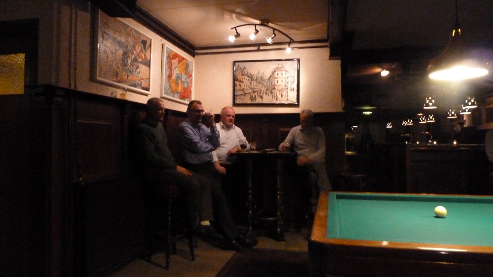 2012 april bekende hoed met Johan v D, Kees S, Cees Ba, Nic Feld