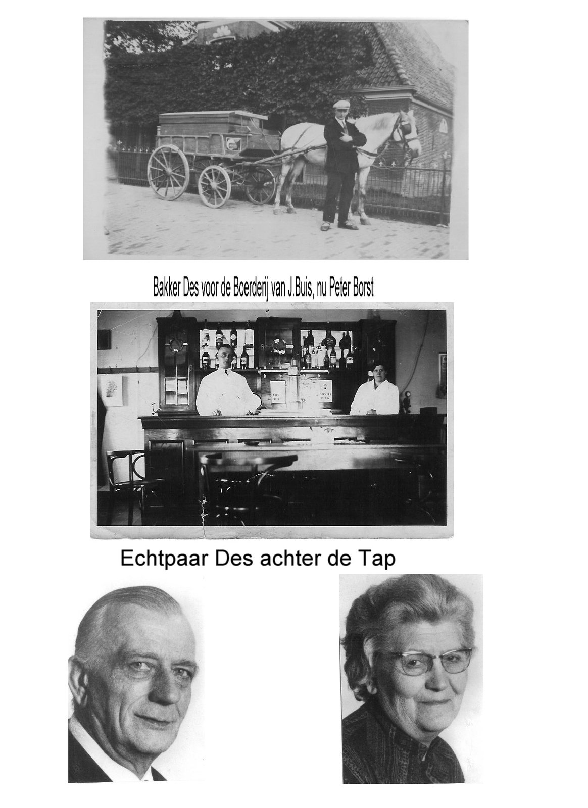 1955 uitzicht vanuit Huize Desaunois