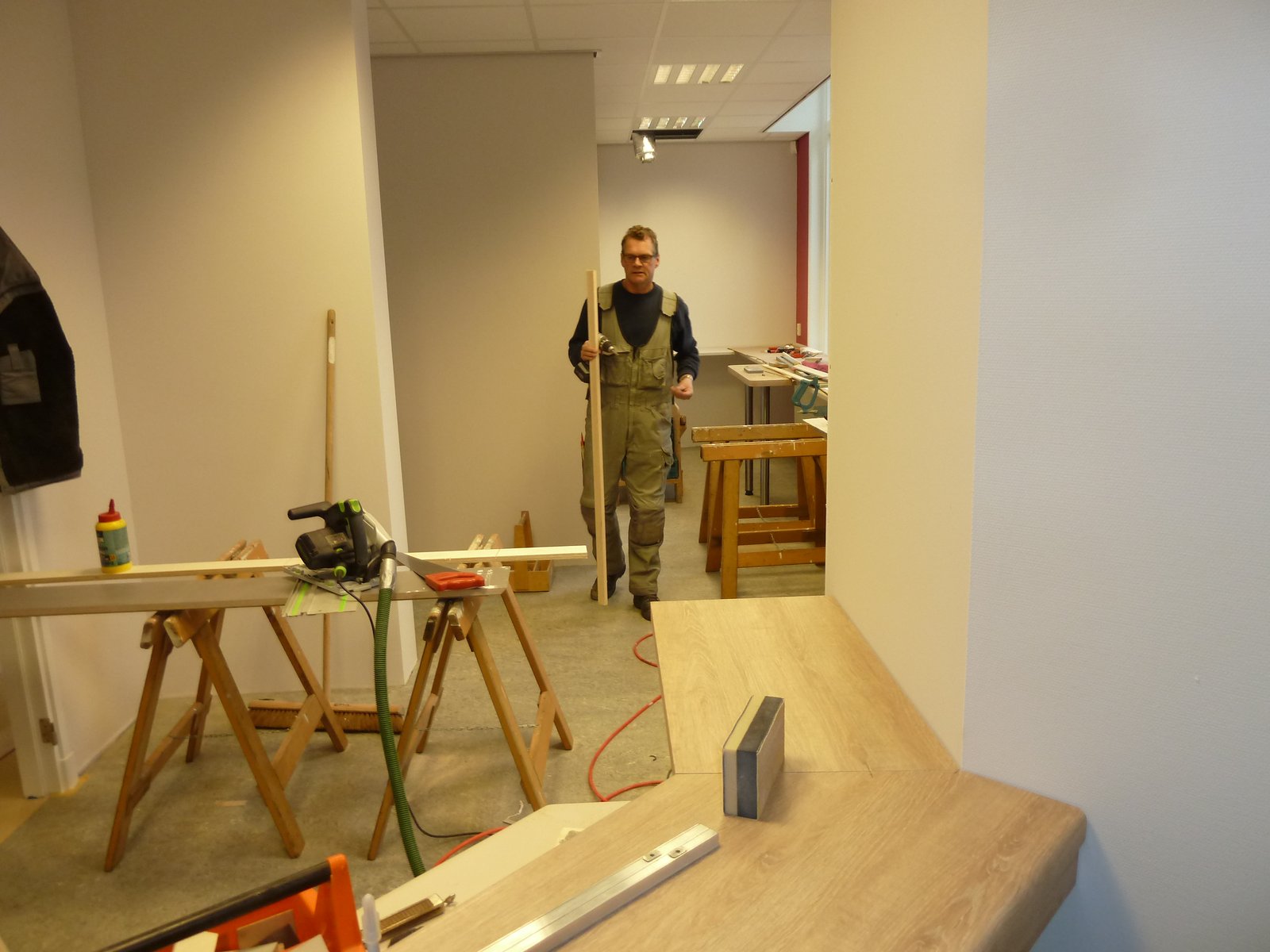2015 febr Peter Pauw, de timmerman