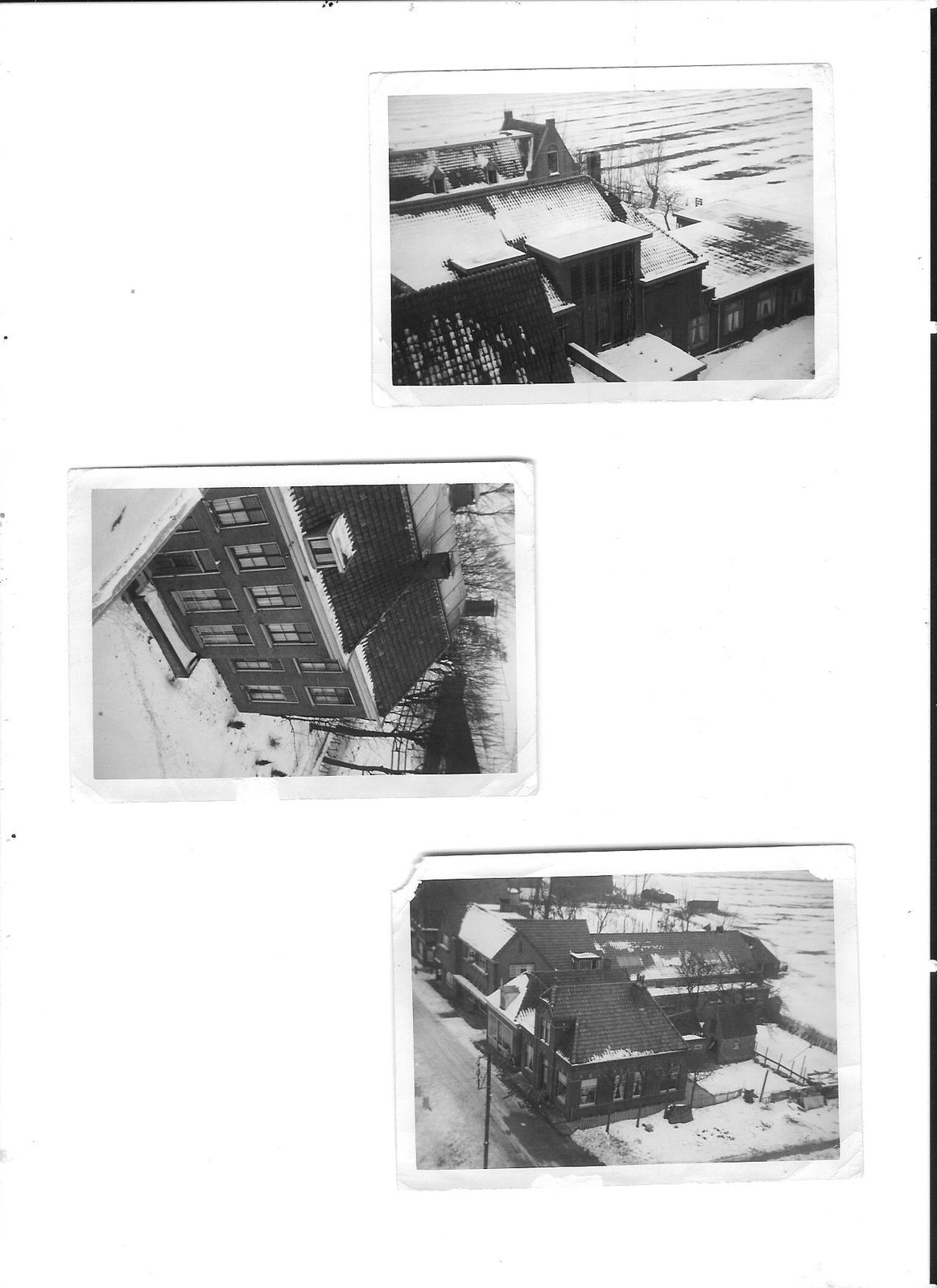 zicht vanuit de kerktoren 1958