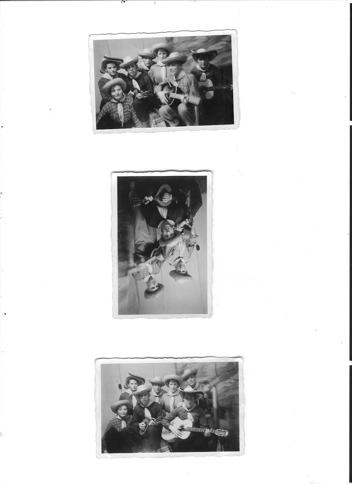zingen Cowboys, 1954 23 febr K A B avond 001
