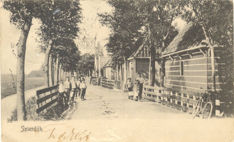 Oude ansichtkaart, Spierdijk