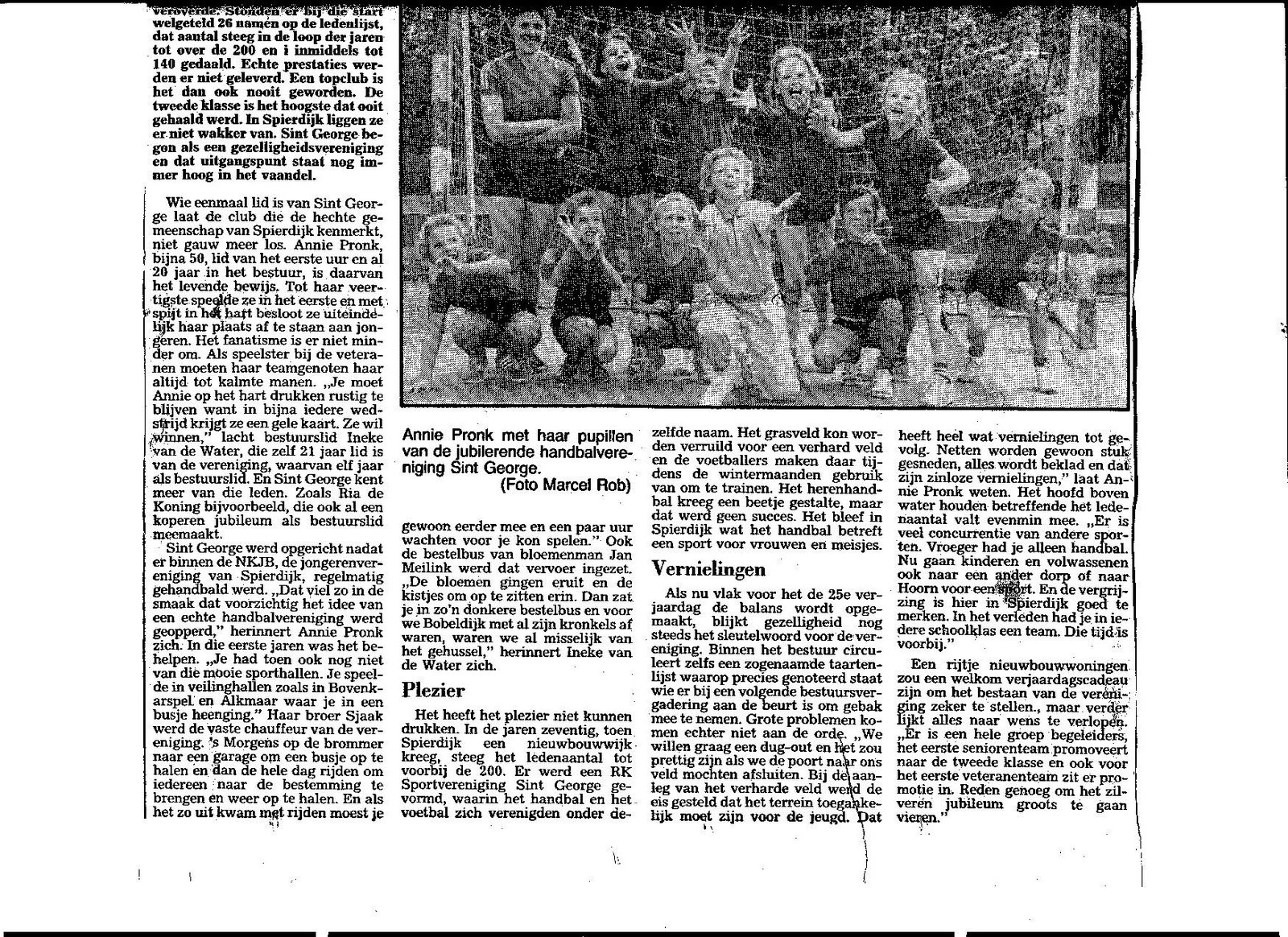 Handbal 25 jaar a