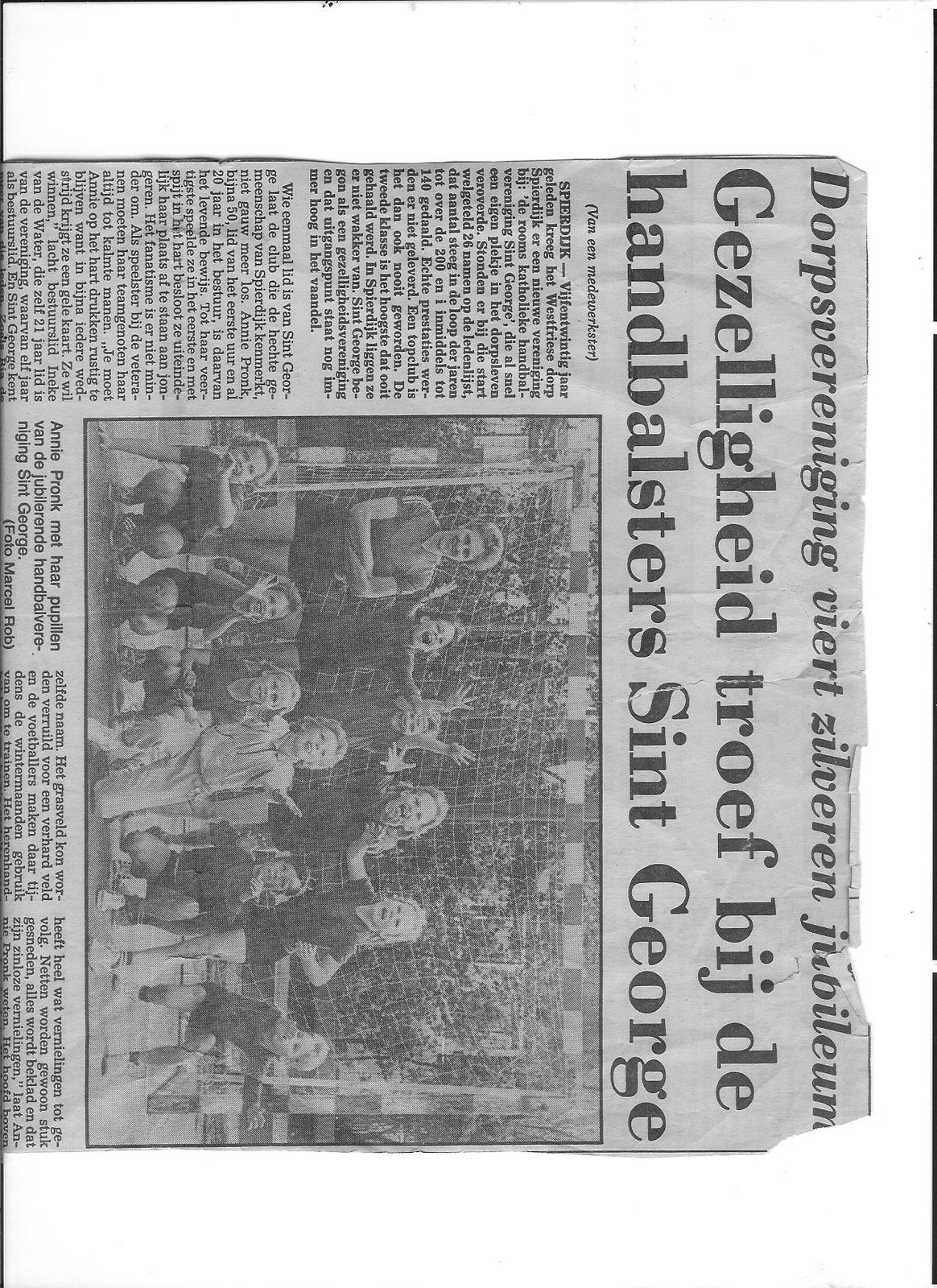 Handbal 25 jaar c