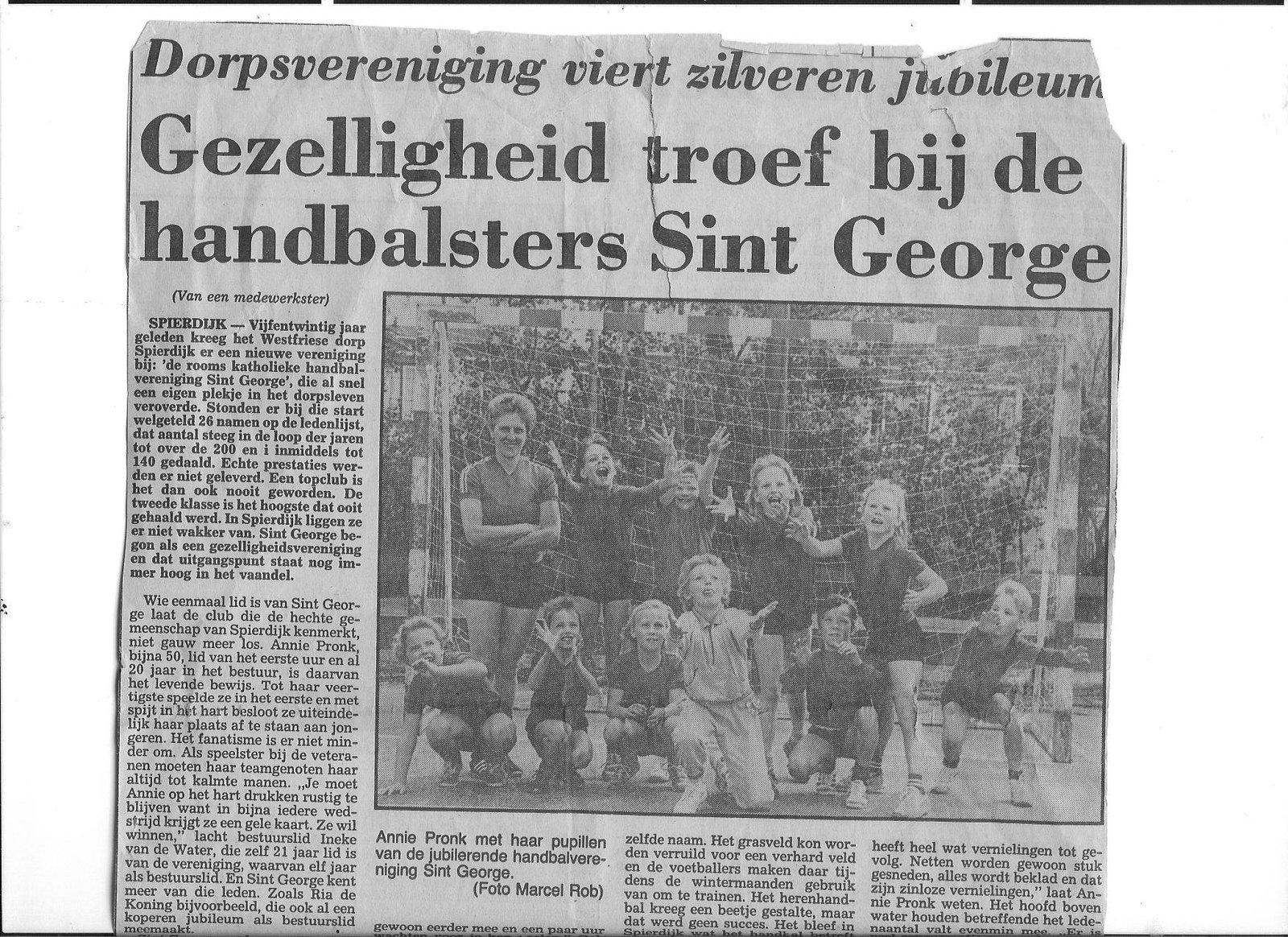 Handbal 25 jaar
