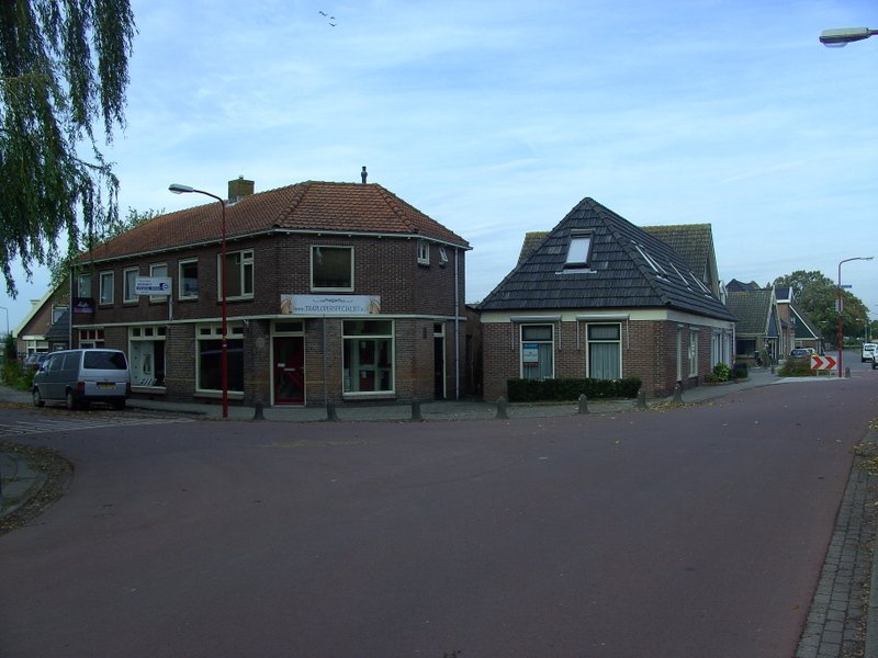 Winkelpand op de hoek