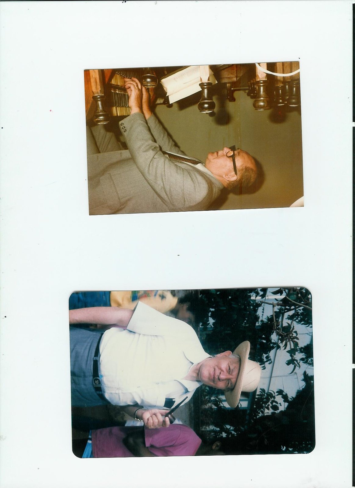 Pater Groot en Piet Buis